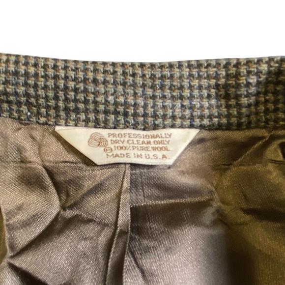 Hunt Valley Grey Black Patterned Sports Coat, 44L - Picture 10 of 13